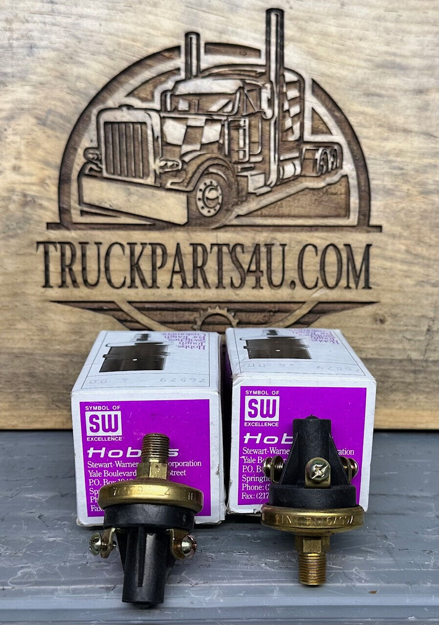 76579-4 Stewart Warner Hobbs Pressure Switch 4 PSI 1/8 NPT 3-Screw Terminal New Genuine OEM NOS